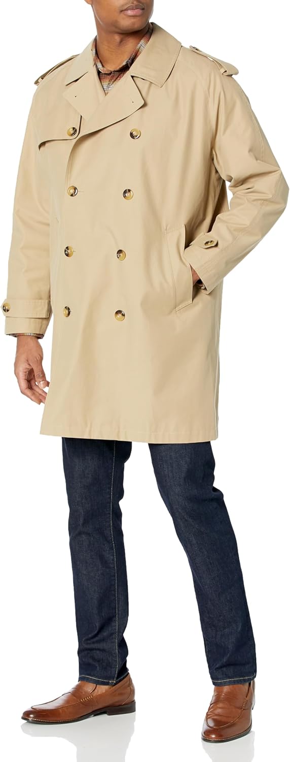 Men's Double Breasted Trenchcoat