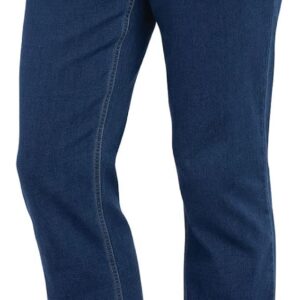 Mens Pull  - Elastic Waist Pants Men - Pajama Jeans Denim Straight Leg Sweatpant Jeans Men Pull Up Jeans