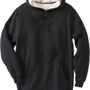 Men's Big & Tall -Lined Thermal Waffle Pullover Hoodie