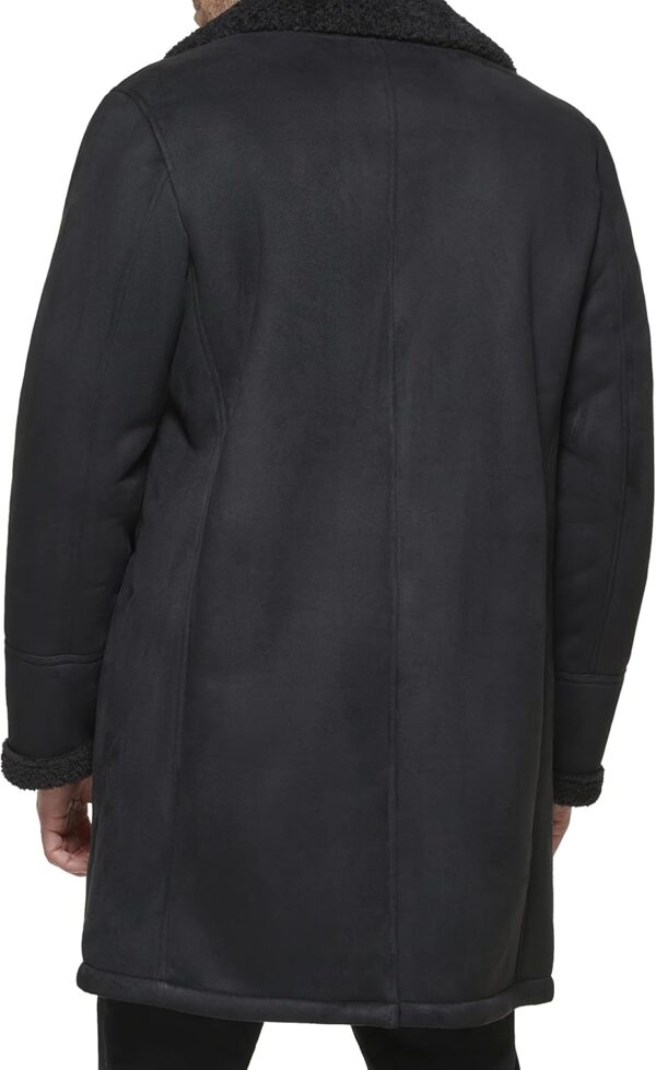 Men's Faux Shearling Midlength Overcoat