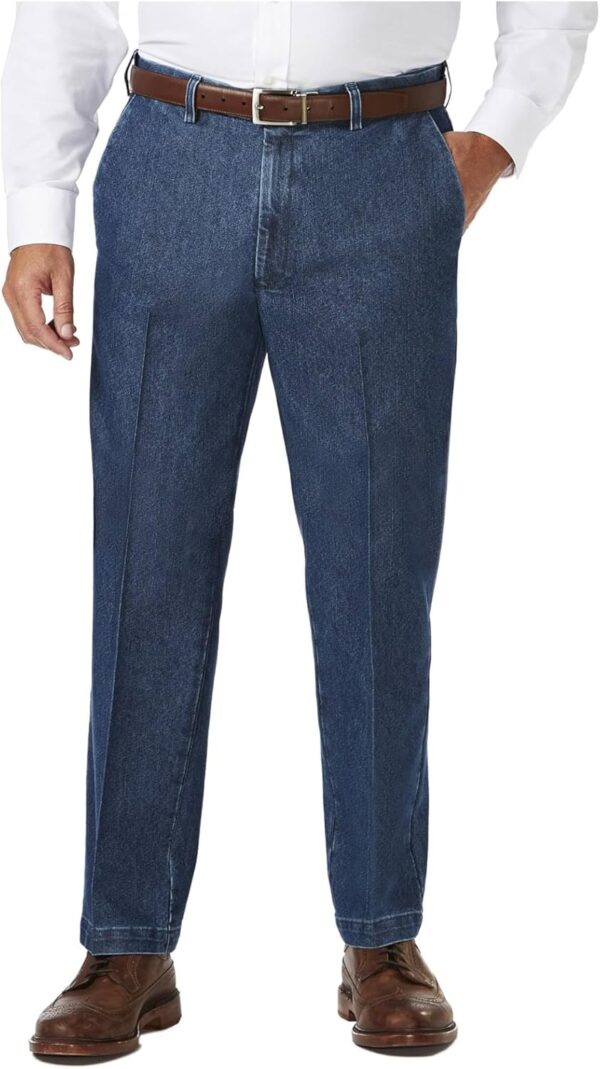 Men's Casual Classic Fit Denim Trouser Pant-Regular and Big & Tall Sizes