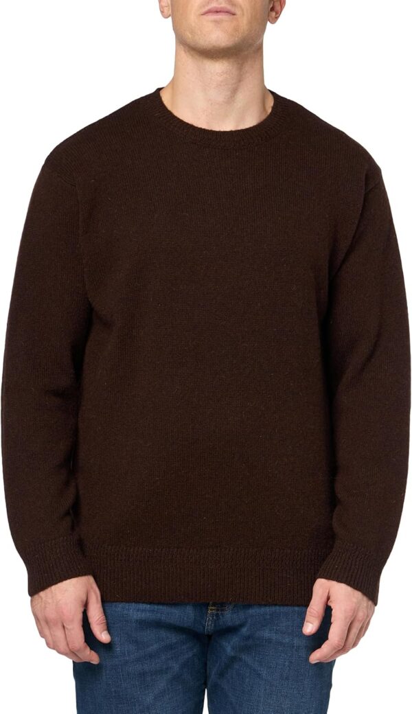 Men's Shetland Wool Crew Sweater