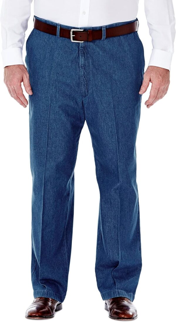 Men's Casual Classic Fit Denim Trouser Pant-Regular and Big & Tall Sizes