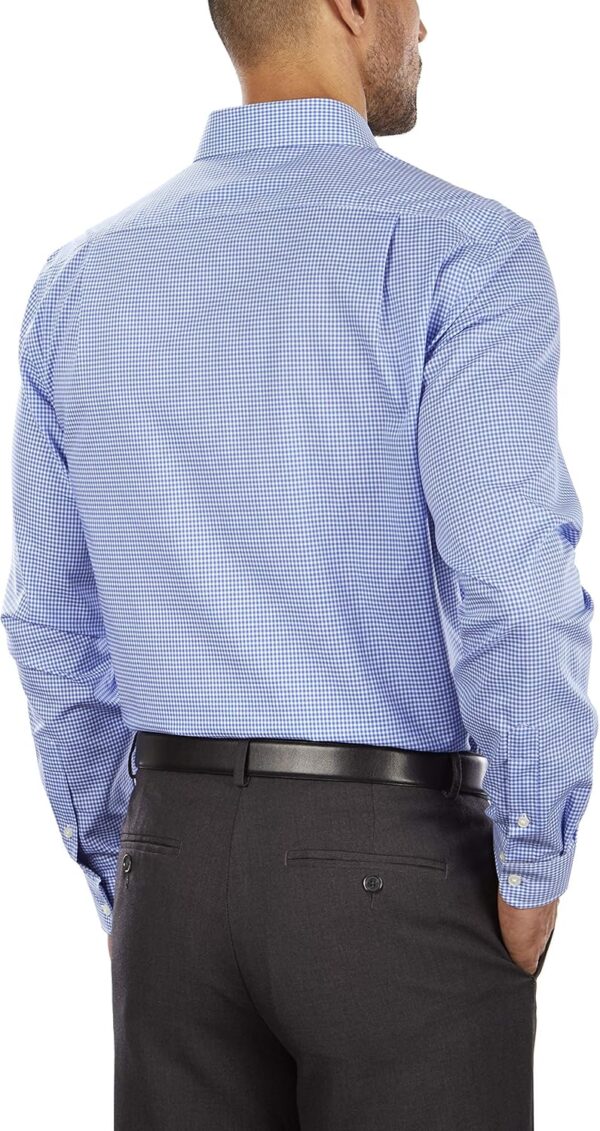 Men's Dress Shirt Slim Fit Non Iron Gingham